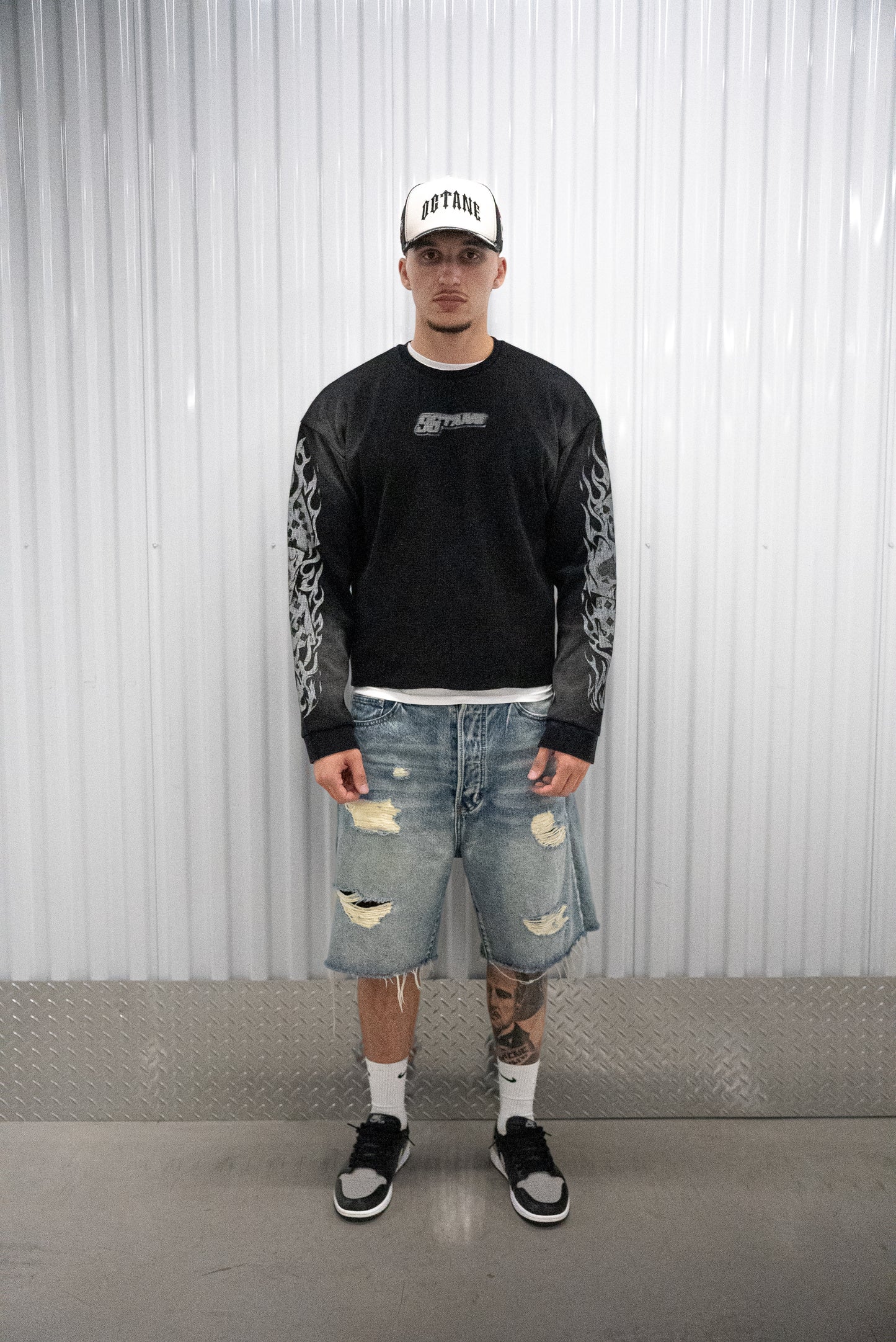 "High Rollers"  Heavyweight Waffle Crewneck